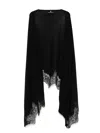 Ermanno Scervino Lace-detailed Scarf In Schwarz