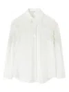 Ermanno Scervino Lace-detailed Silk Shirt In Neutral