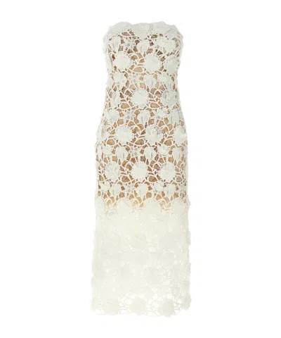 Ermanno Scervino Lace Dress In White