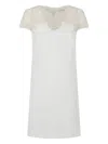 Ermanno Scervino Lace Dress In White