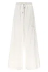 Ermanno Scervino Women White Lace Insert Pants In White