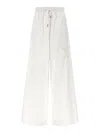 Ermanno Scervino Women White Lace Insert Pants In White