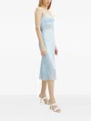 Ermanno Scervino Lace-insert Slip Midi Dress In Multi