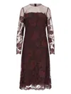 Ermanno Scervino Vestido Midi - Rojo In Red