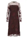 Ermanno Scervino Vestido Midi - Rojo In Red