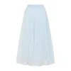Ermanno Scervino Lace Overlay Flared Midi Skirt