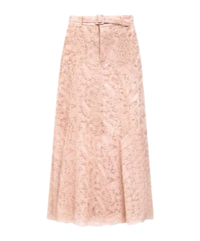 Ermanno Scervino Lace Midi Skirt