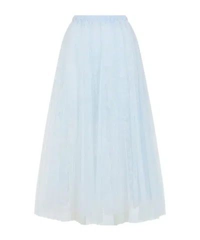 ERMANNO SCERVINO LACE MIDI SKIRT
