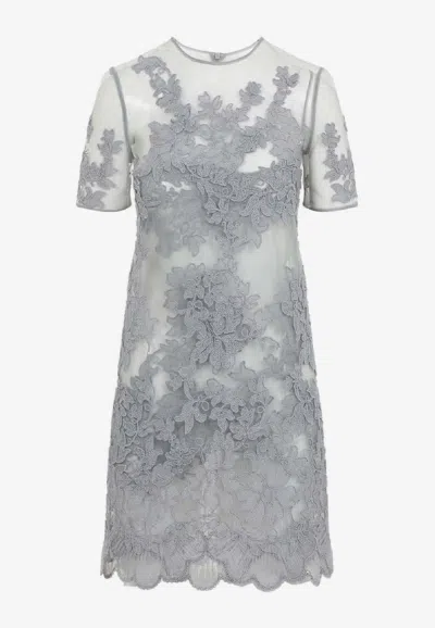 ERMANNO SCERVINO LACE MINI DRESS