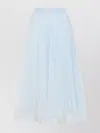 Ermanno Scervino Lace Overlay Flared Midi Skirt