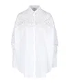 Ermanno Scervino Lace-panelling Poplin Shirt