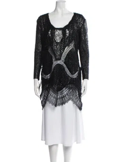 Pre-owned Ermanno Scervino Lace Pattern Sweater In Multi