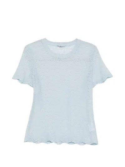 Ermanno Scervino Lace Scalloped Hem In Gray
