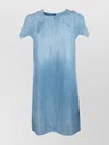 Ermanno Scervino Lace Short Sleeves Dress