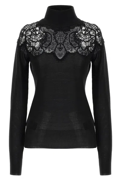 ERMANNO SCERVINO LACE SWEATER