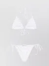 Ermanno Scervino Lace Triangle Bikini Set With Adjustable Straps