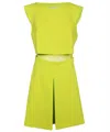 Ermanno Scervino Lace Trim Midi Dress In Green