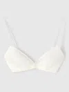 Ermanno Scervino Lace-trimmed Bralette In White