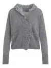 Ermanno Scervino Lace-trimmed Cardigan
