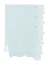 Ermanno Scervino Lace-trimmed Cashmere Scarf