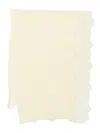 Ermanno Scervino Lace-trimmed Cashmere Scarf
