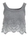 Ermanno Scervino Lace-trimmed Tank Top