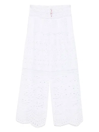 ERMANNO SCERVINO ERMANNO SCERVINO LACE TROUSERS