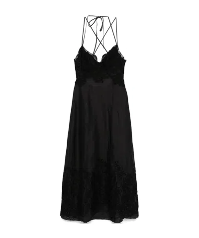 ERMANNO SCERVINO LACE-DETAIL DRESS