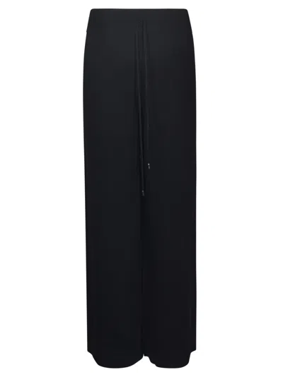 Ermanno Scervino Laced Long Trousers In Black