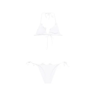Ermanno Scervino Lace-tie Bikini In White