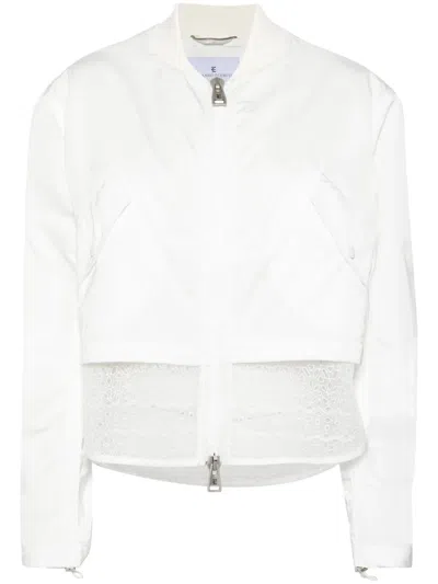 Ermanno Scervino Layered Design Bomber Jacket In Neutrals