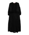 Ermanno Scervino Layered Maxi Dress In Black