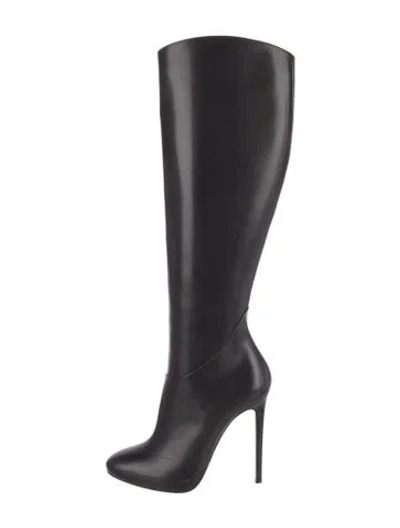 Pre-owned Ermanno Scervino Leather Boots In Black