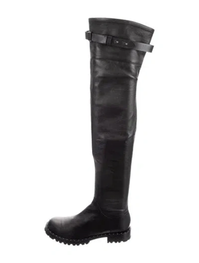 Pre-owned Ermanno Scervino Leather Boots In Black
