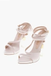 Ermanno Scervino Leather Lace-up Sandals With Heel 13cm In White