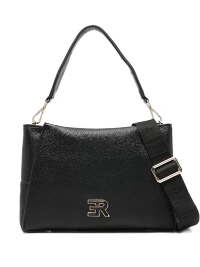 Ermanno Scervino Leather Satchel Bag In Black