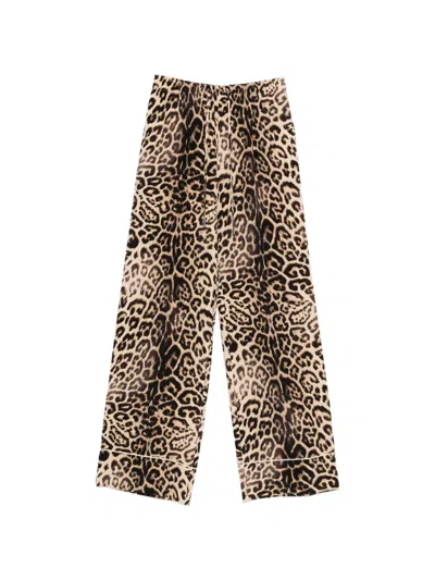 Ermanno Scervino Leopard-print Trousers In Animal Print