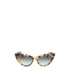 Ermanno Scervino Lgr X  Logo Sunglasses In Gray