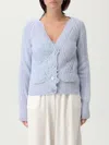 Ermanno Scervino Life Cardigan  Woman Color Gnawed Blue
