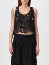 Ermanno Scervino Life Top  Woman Color Black In Black