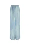 Ermanno Scervino Wide-leg Drawstring Pants In Stdenimoldchiara