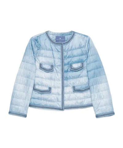 ERMANNO SCERVINO ERMANNO SCERVINO CREWNECK LIGHTWEIGHT DOWN JACKET