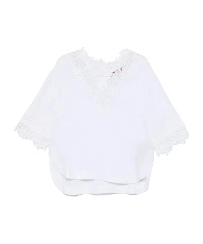 Ermanno Scervino Linen Blouse