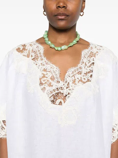 Ermanno Scervino Linen Long Kaftan
