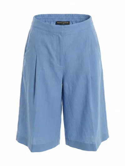 Ermanno Scervino Lingerie Bermuda Pants In Blue