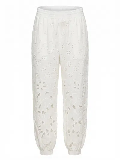 Ermanno Scervino Lingerie Track Pants In White