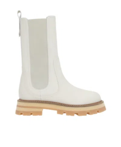 Ermanno Scervino Logo Boots In White