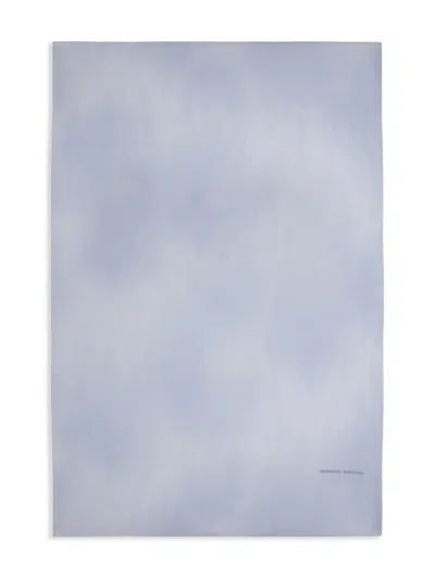 Ermanno Scervino Logo-embroidered Scarf In Blue