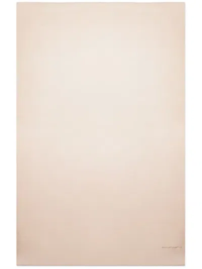 Ermanno Scervino Logo-embroidered Silk Scarf In Neutrals