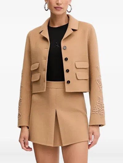 Ermanno Scervino Logo-lettering Crew-neck T-shirt In Animal Print